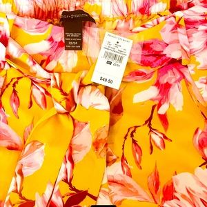 Ashley Stewart, size 24/26 women’s, Yellow floral Hawaiian print